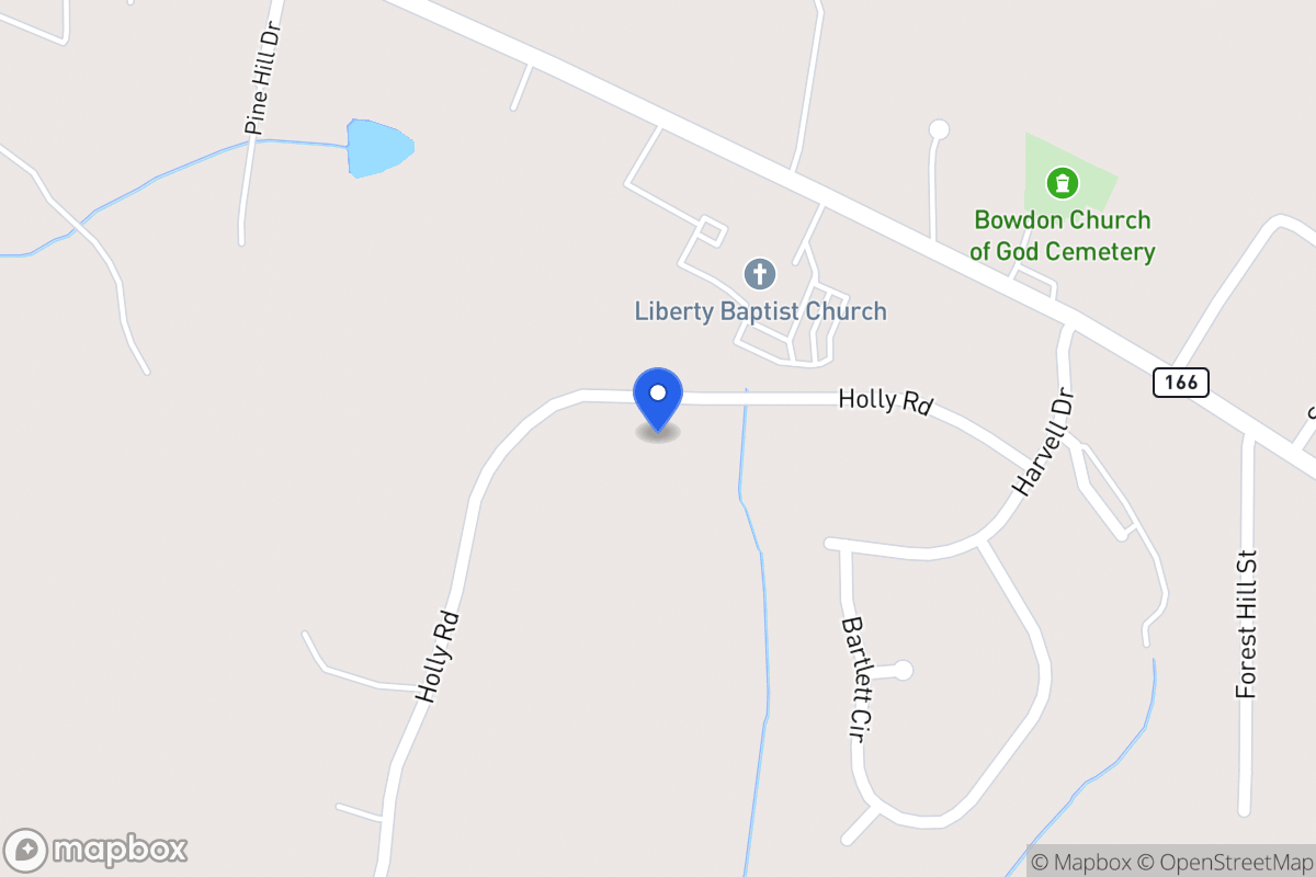 Map of 124 Holly Rd
