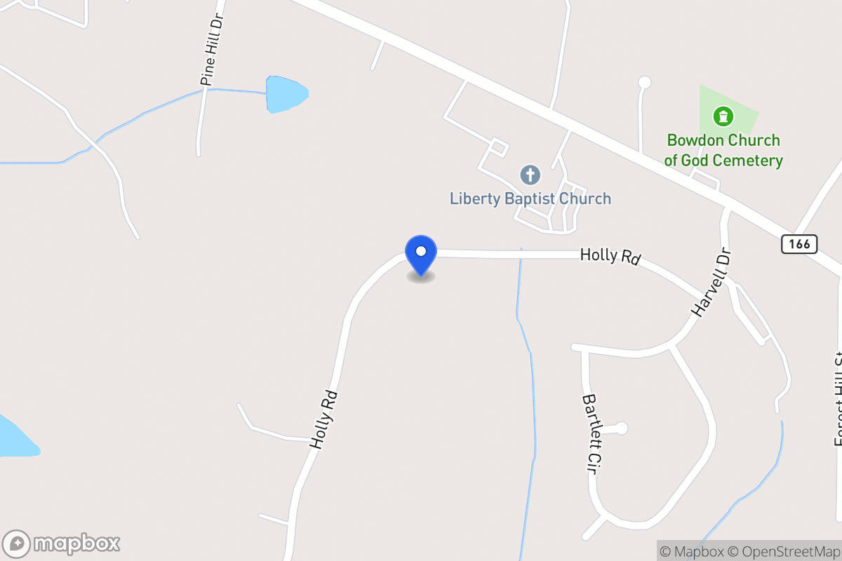 Map of 136 Holly Rd