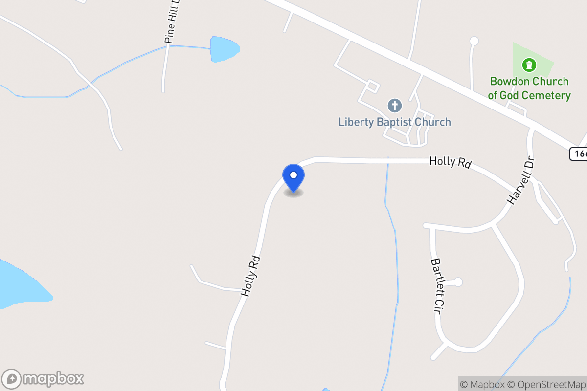 Map of 172 Holly Rd