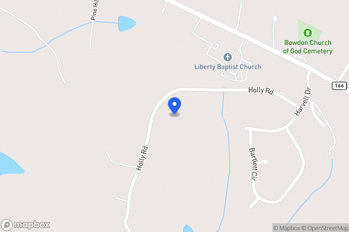 Map of Holly Rd