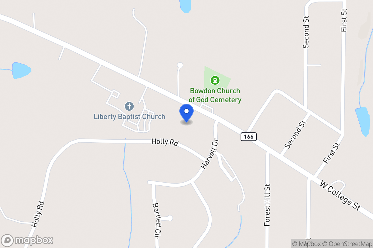 Map of 1023 W College St