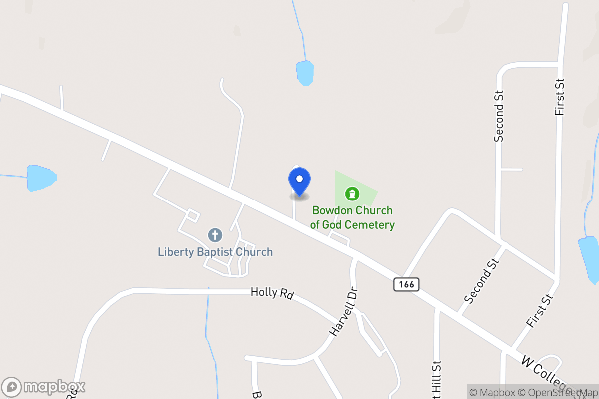 Map of 1102 W 166 Hwy