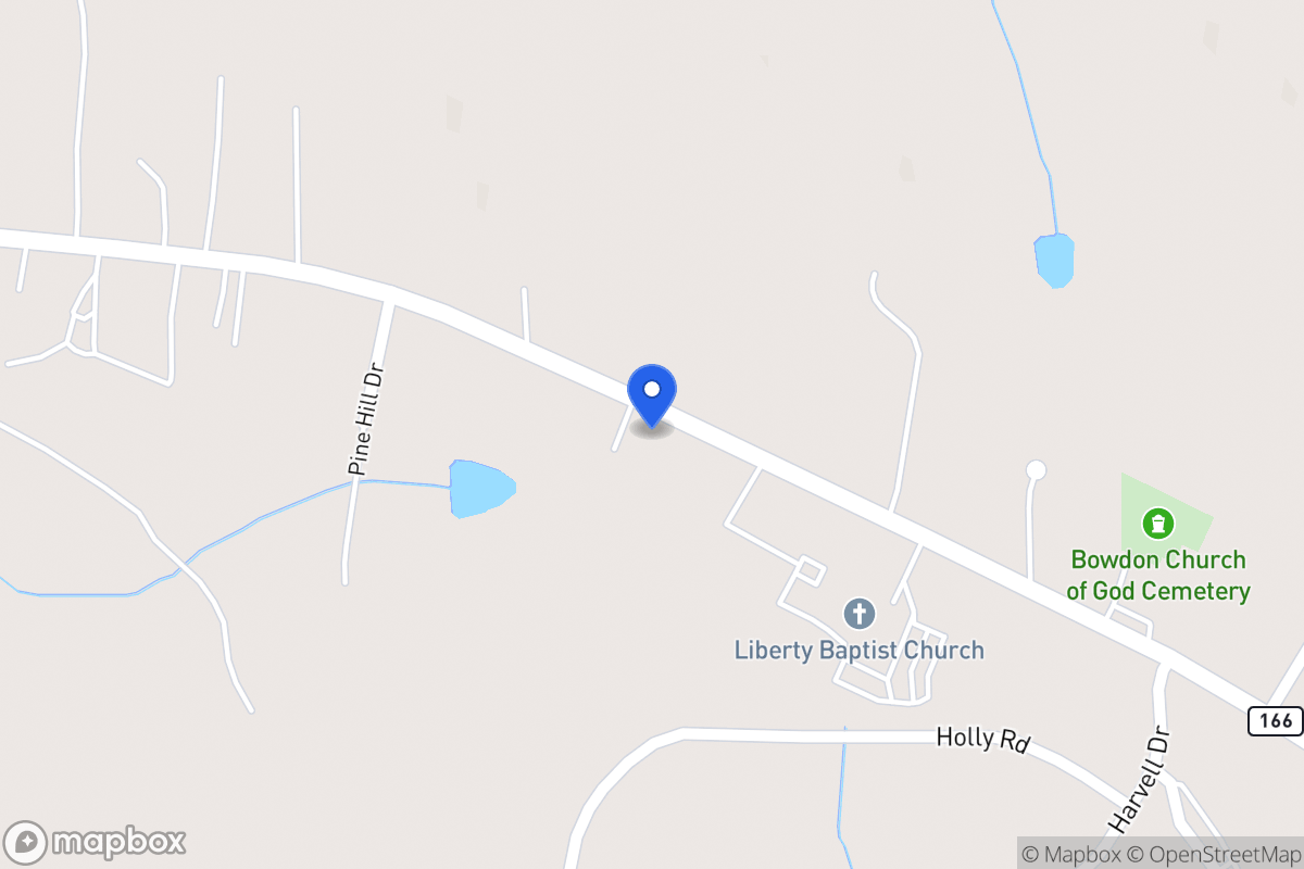 Map of 1198 W 166 Hwy