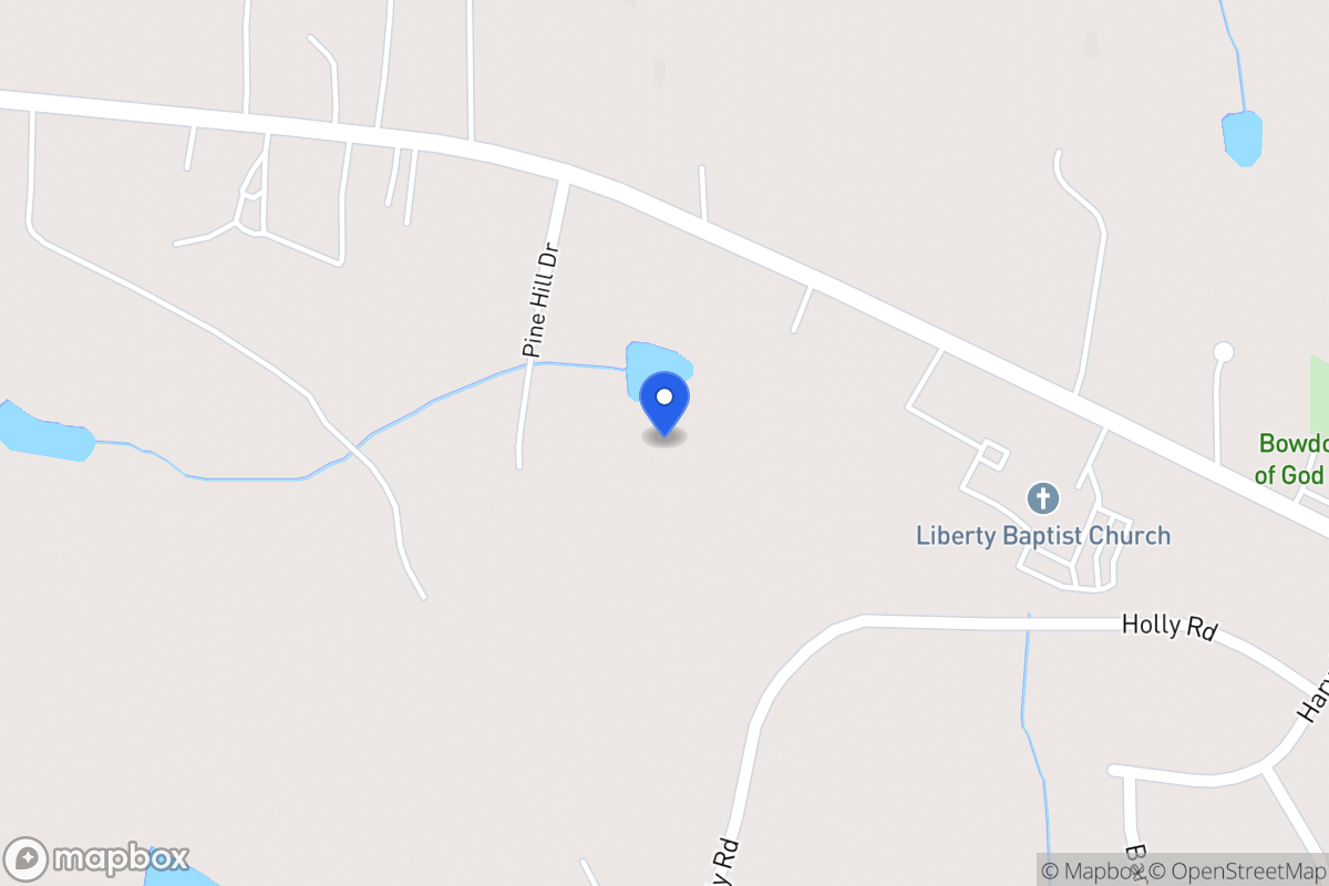 Map of Pine Hill Dr