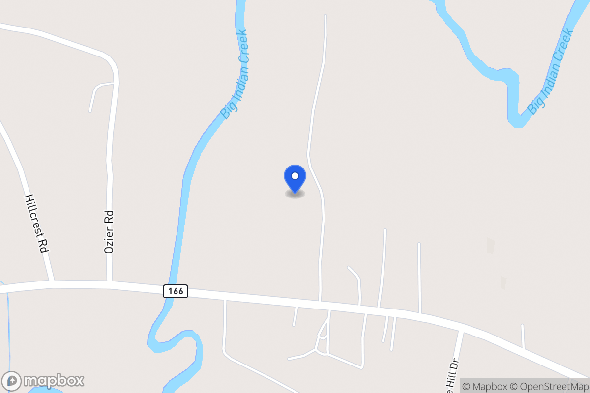 Map of 1391 W 166 Hwy