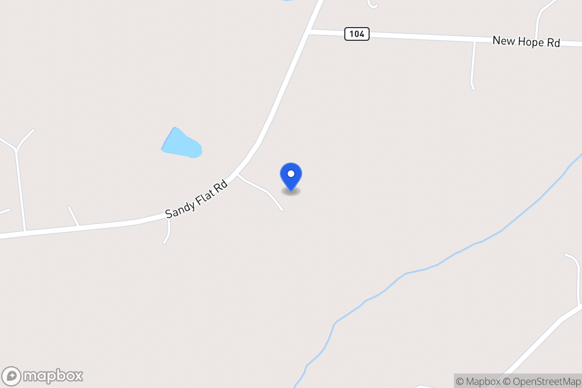 Map of 820 Sandy Flat Rd