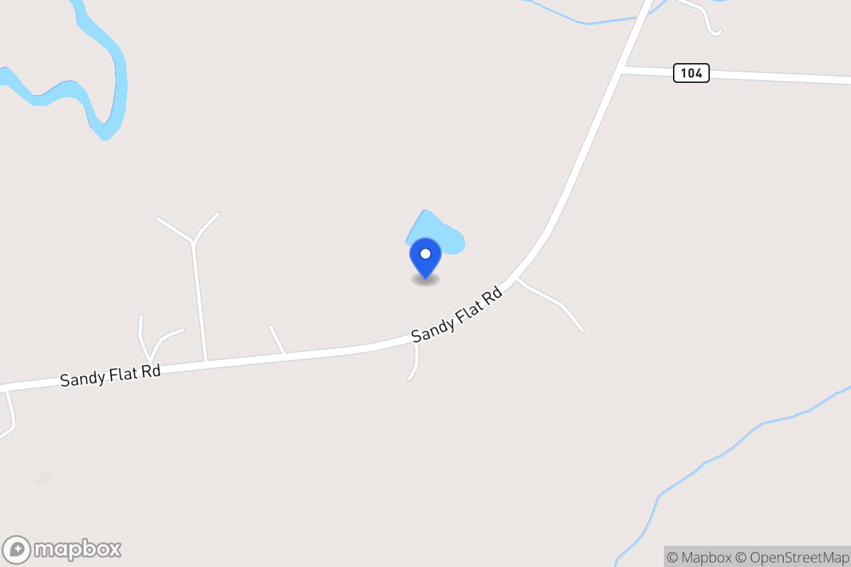 Map of 835 Sandy Flat Rd