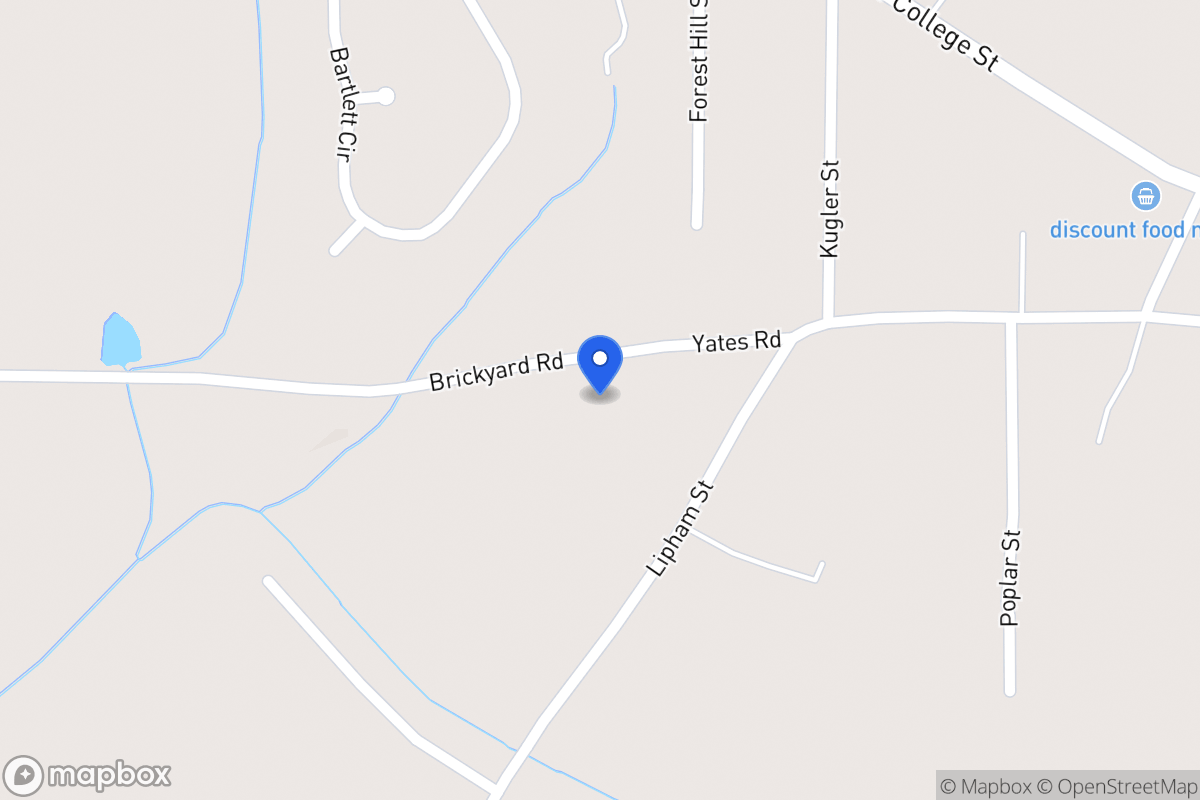 Map of 731 A Yates Rd