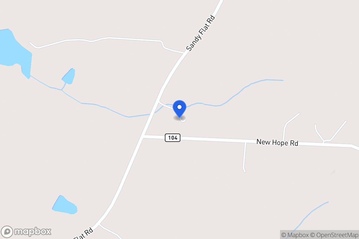 Map of 551 Sandy Flat Rd