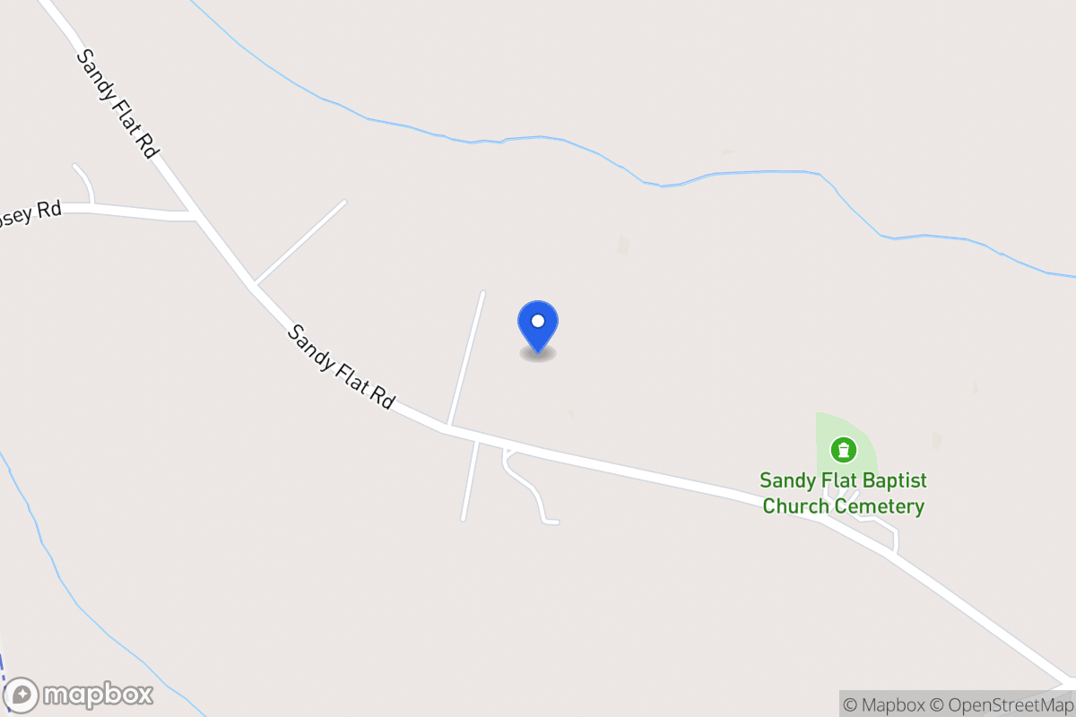 Map of 1695 Sandy Flat Rd