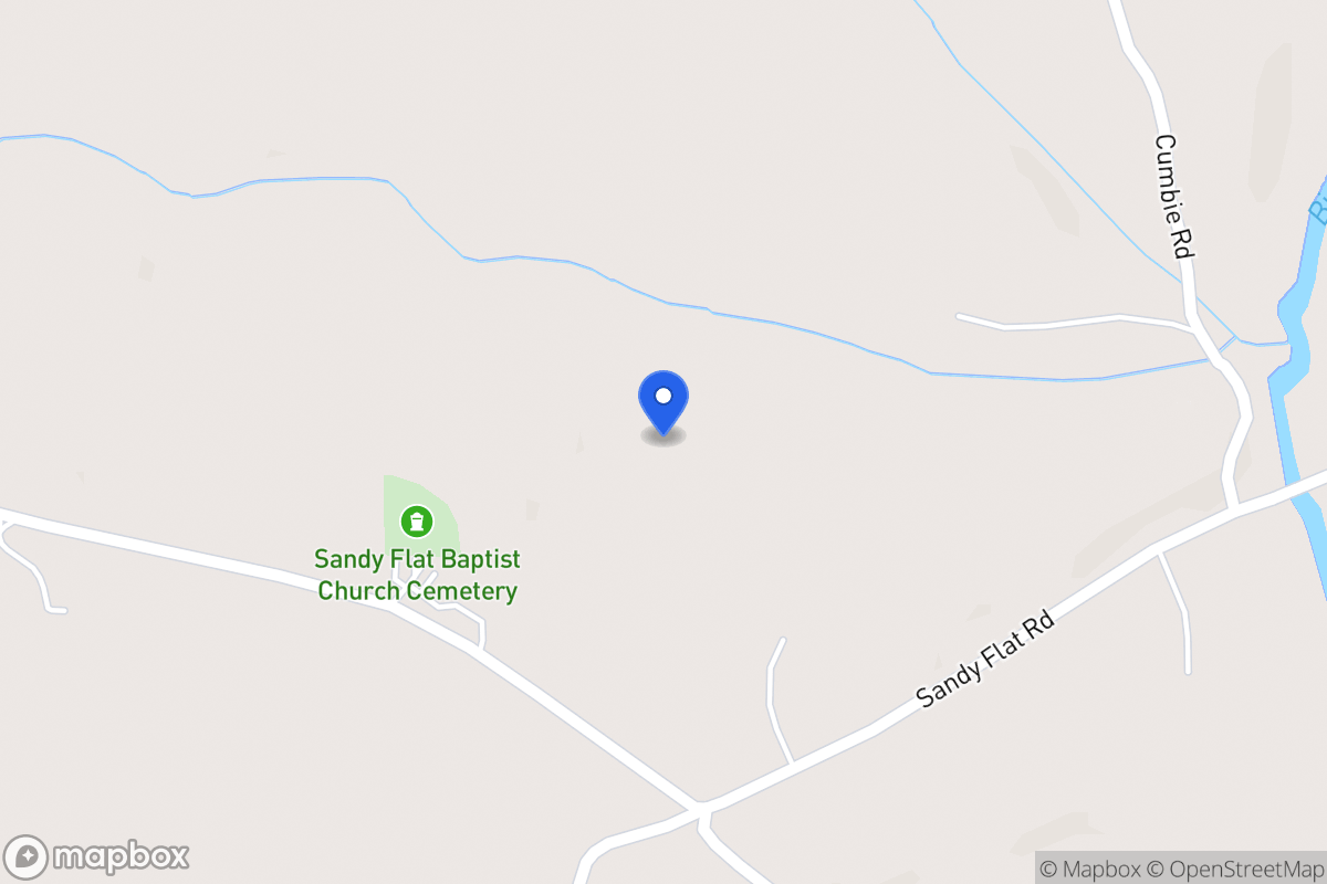 Map of 1487 Sandy Flat Rd