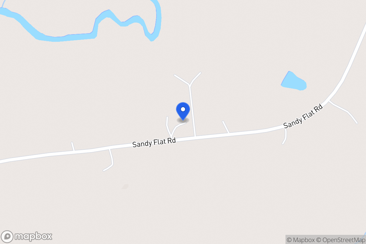 Map of 971 Sandy Flat Rd