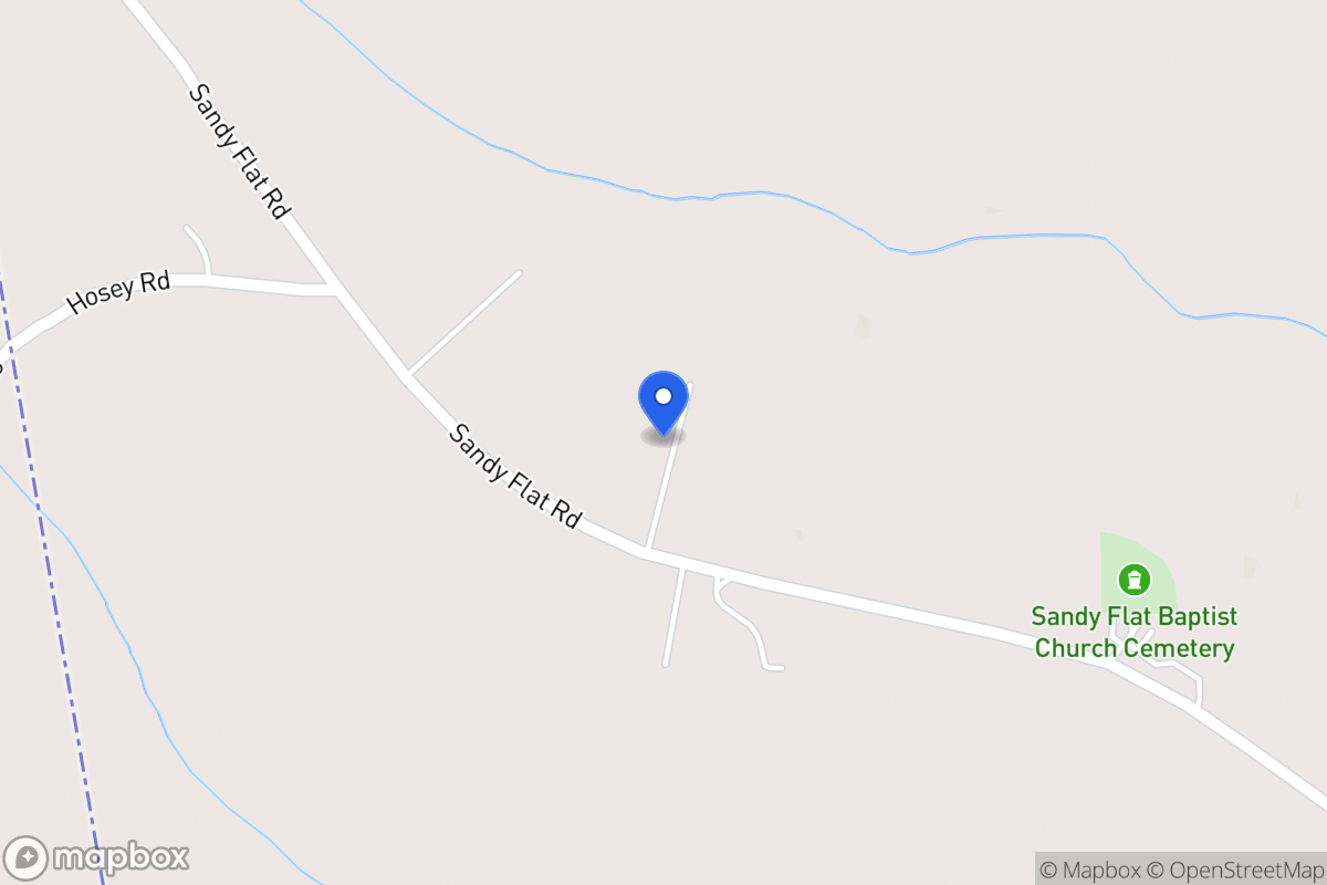 Map of 1721 Sandy Flat Rd