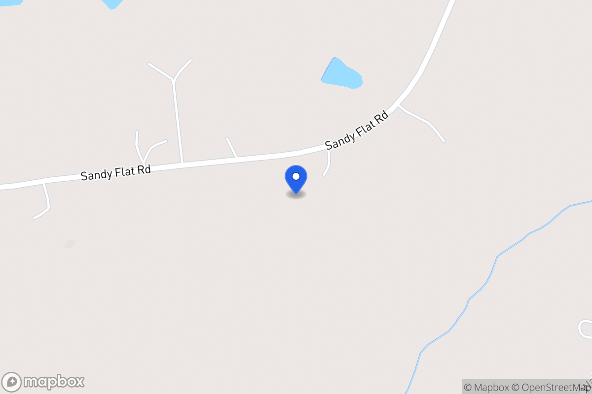 Map of 866 Sandy Flat Rd