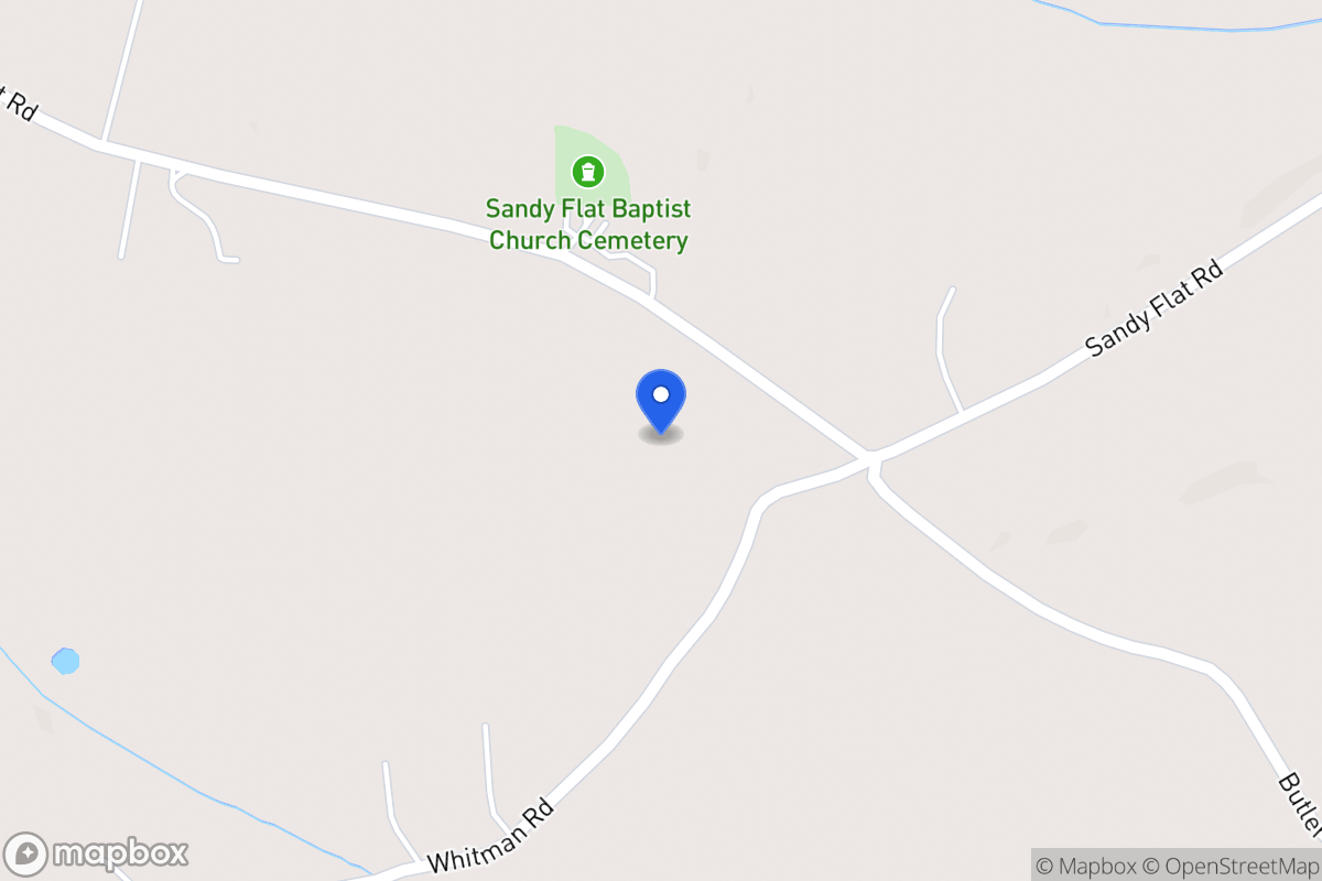 Map of 1510 Sandy Flat Rd