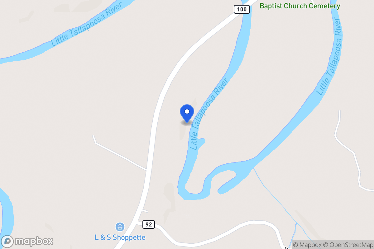 Map of 2376 S 100 Hwy
