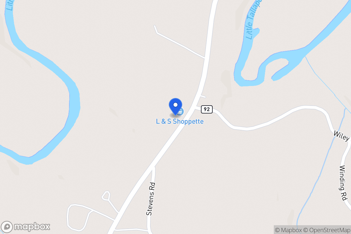 Map of 2423 S 100 Hwy