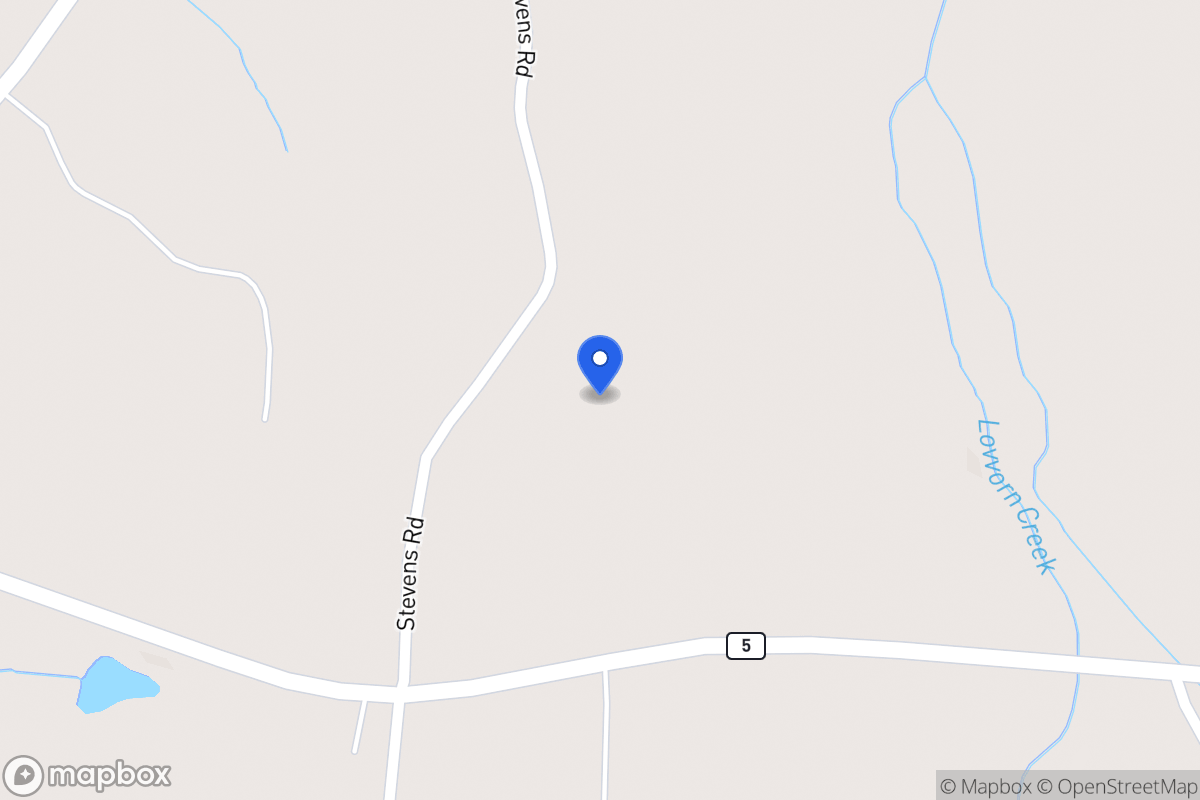 Map of Stevens Rd