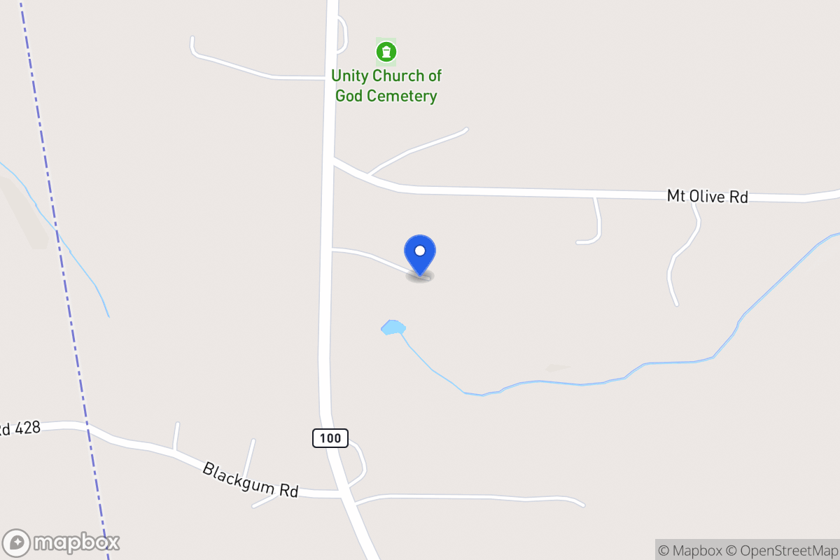 Map of 3638 S 100 Hwy