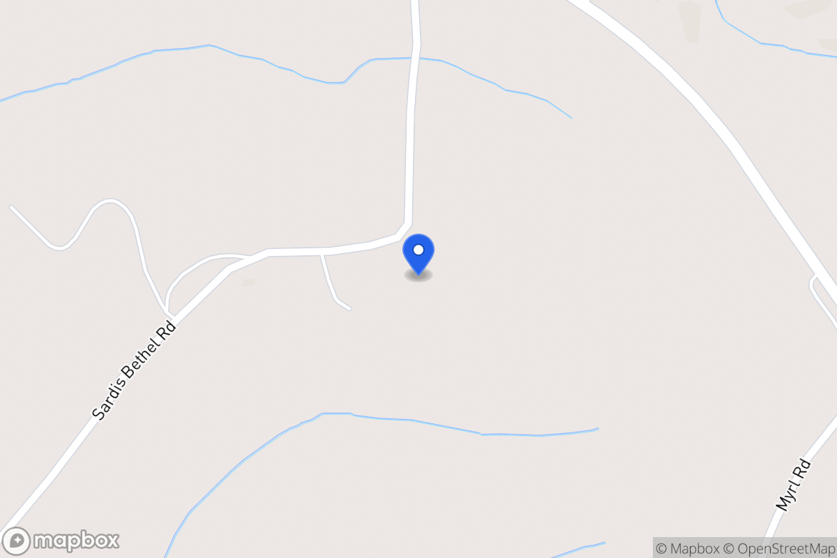 Map of 174 Sardis Bethel Rd