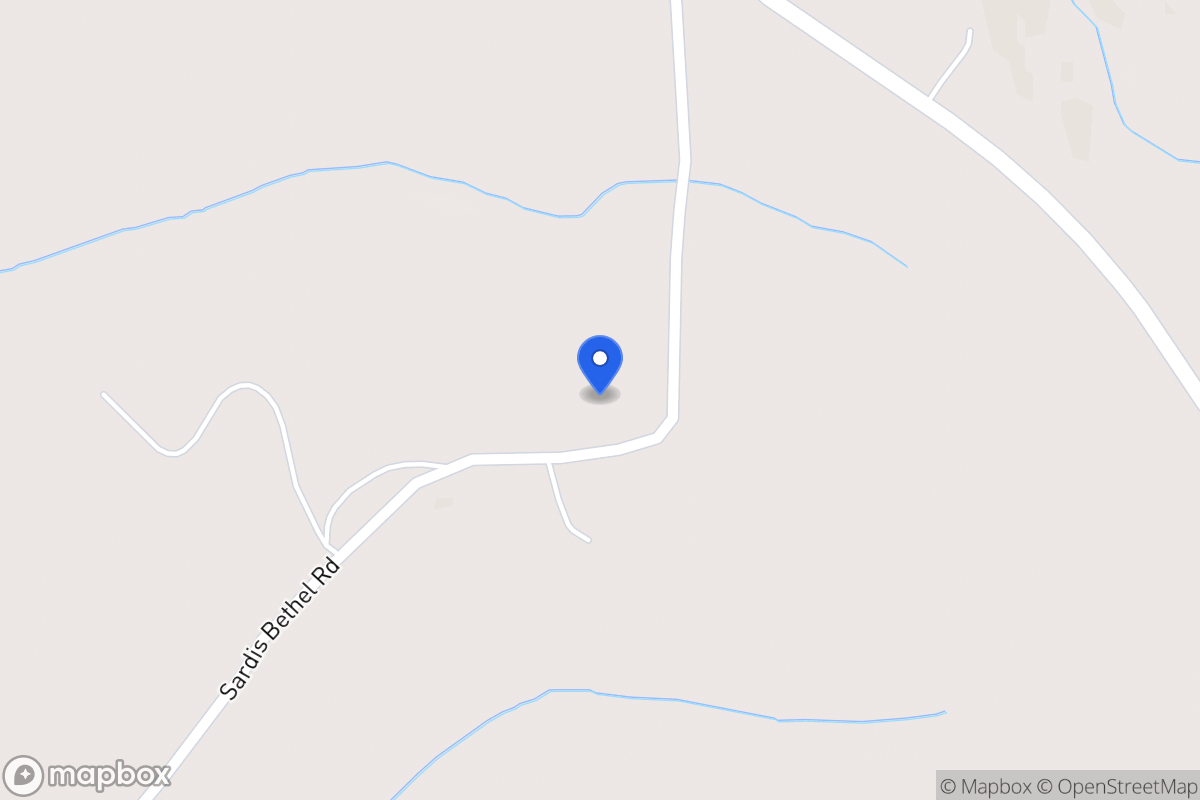 Map of 197 Sardis Bethel Rd