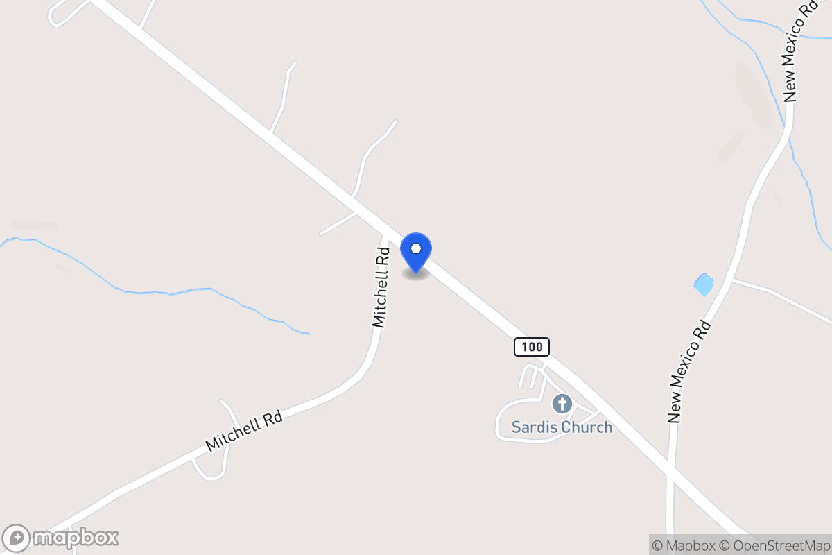 Map of 4175 S 100 Hwy