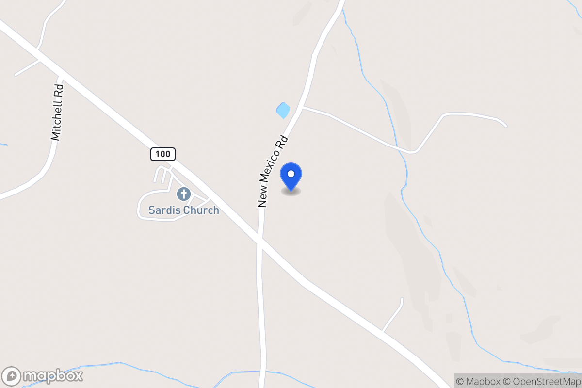 Map of 1438 New Mexico Rd