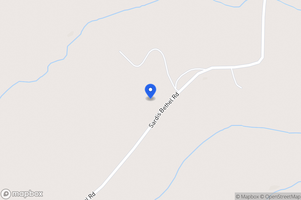 Map of 309 Sardis Bethel Rd