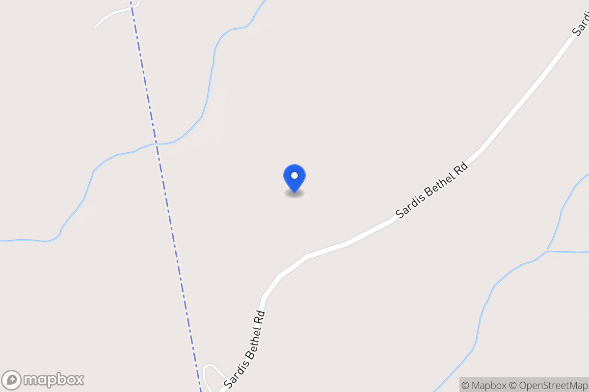 Map of 585 Sardis Bethel Rd