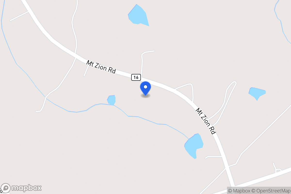 Map of Mt Zion Rd