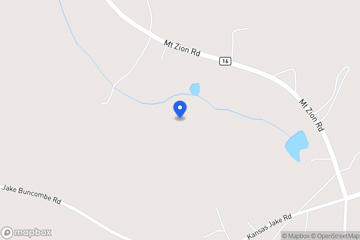 Map of 6520 Mt Zion Rd