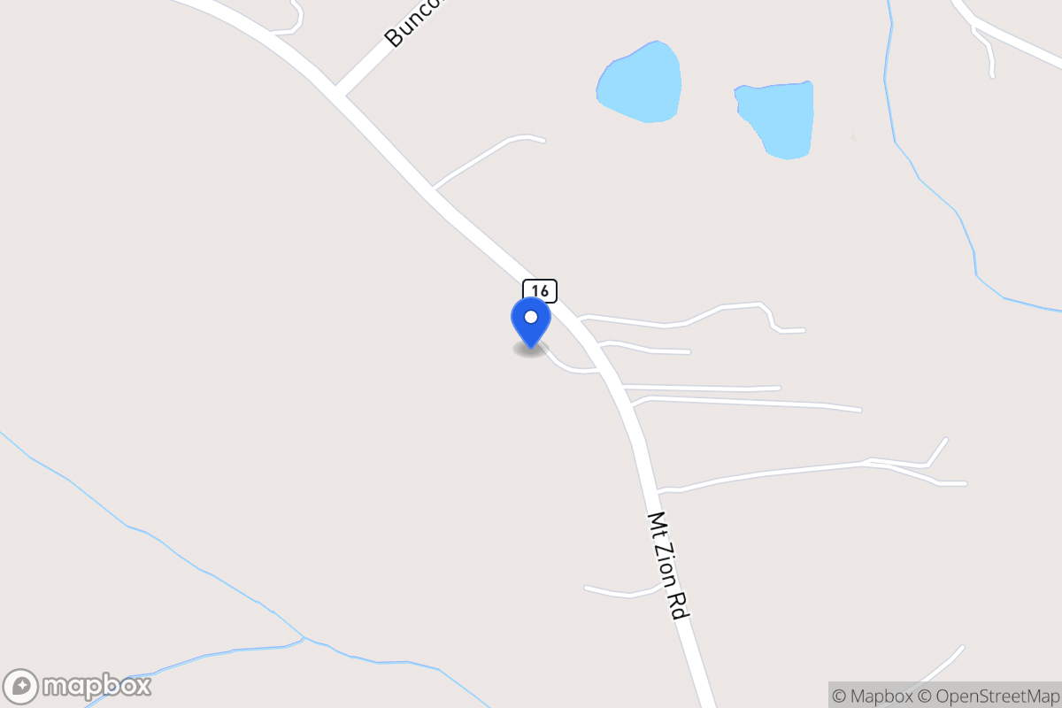 Map of 6972 Mt Zion Rd