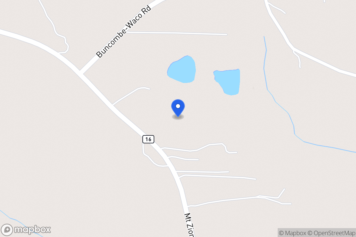 Map of 6985 Mt Zion Rd
