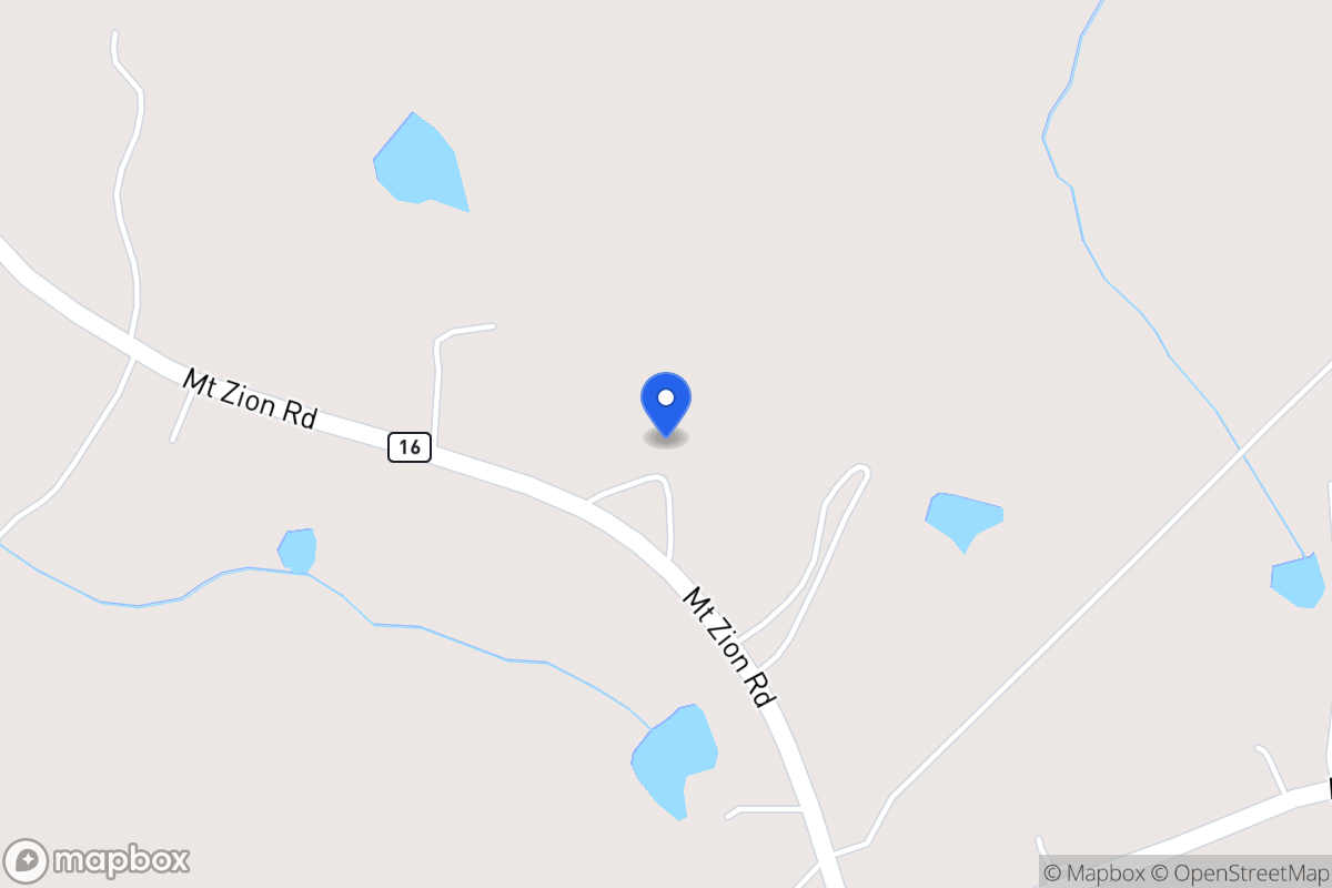 Map of 6411 Mt Zion Rd