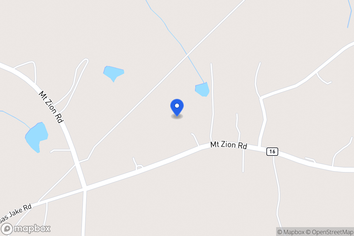 Map of 6147 Mt Zion Rd
