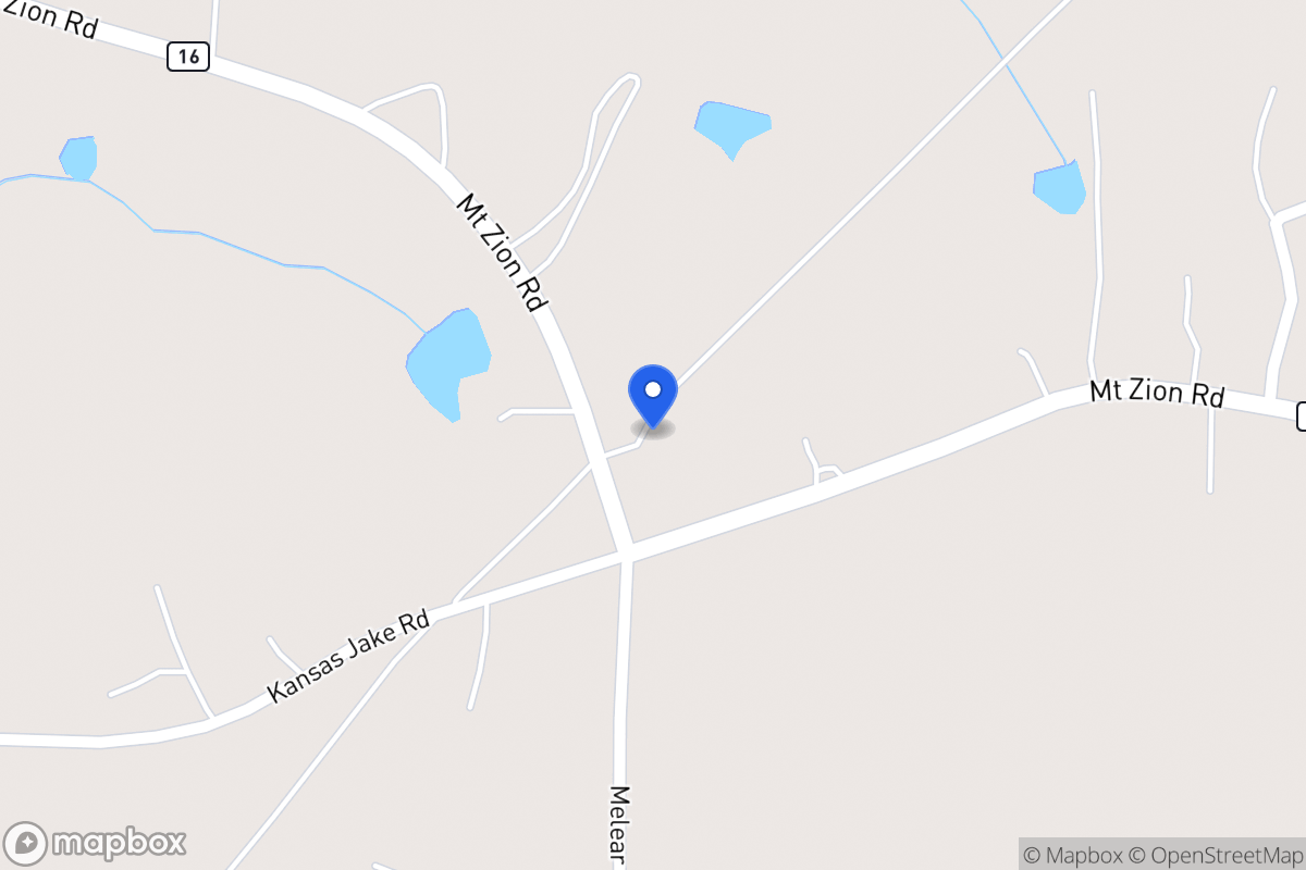 Map of 6303 Mt Zion Rd
