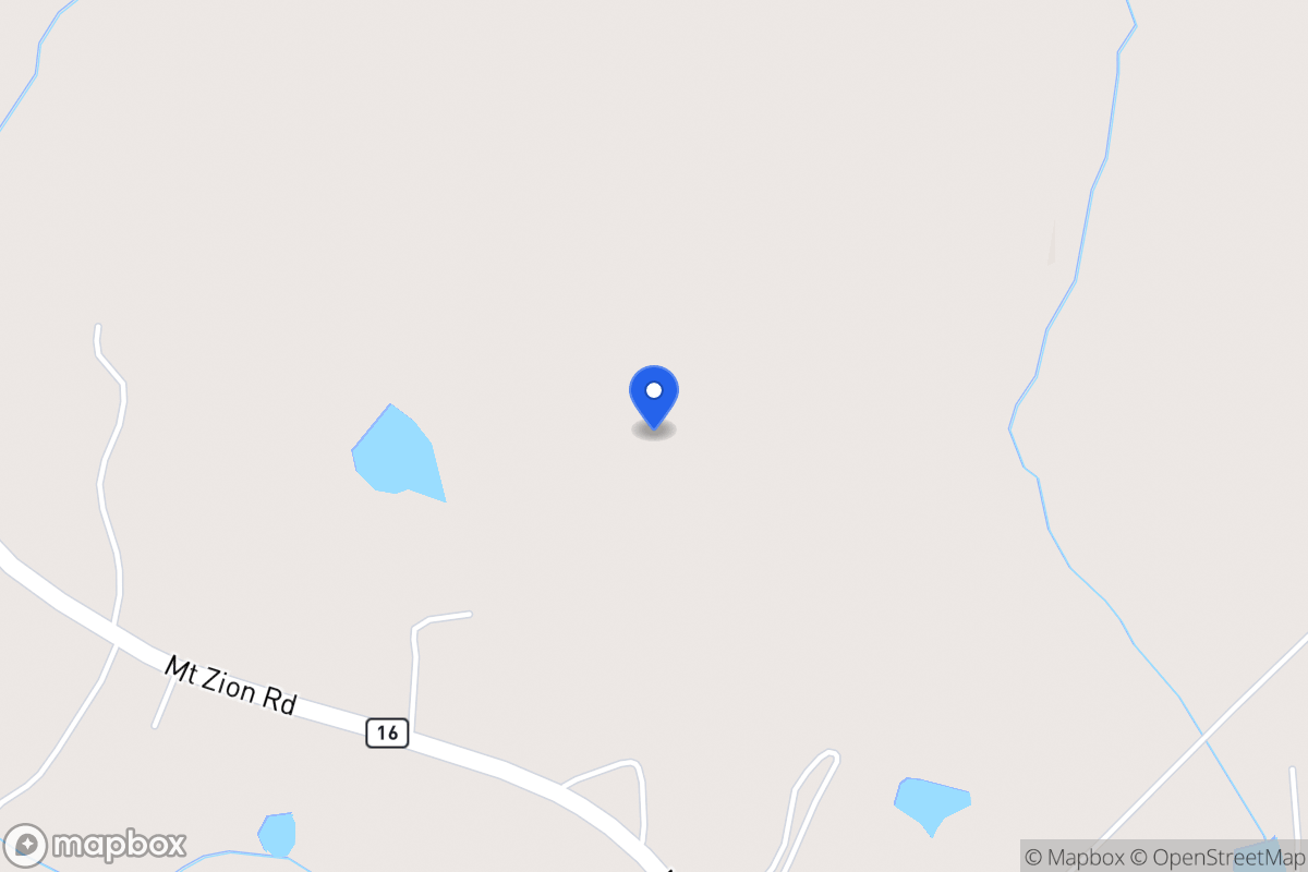 Map of 6483 Mt Zion Rd