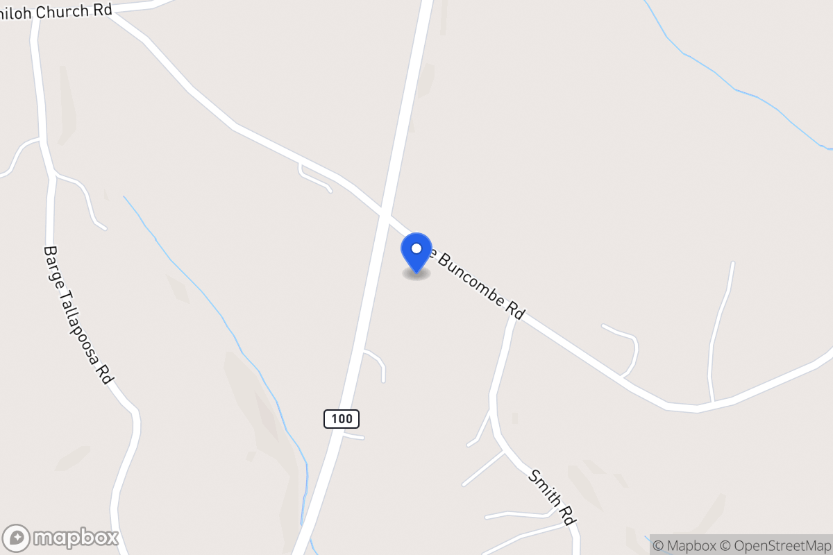 Map of 942 Jake Buncombe Rd