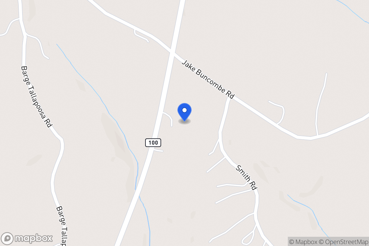Map of 4261 N 100 Hwy