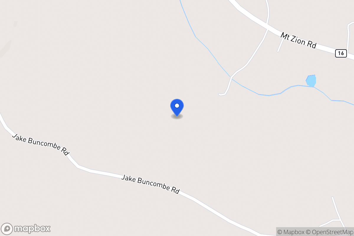 Map of 117 Jake Buncombe Rd