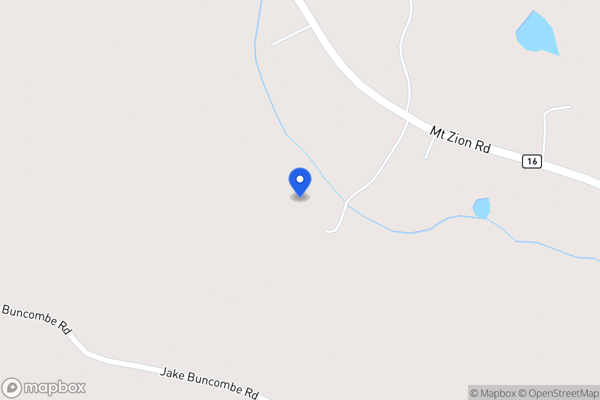 Map of 6574 Mt Zion Rd