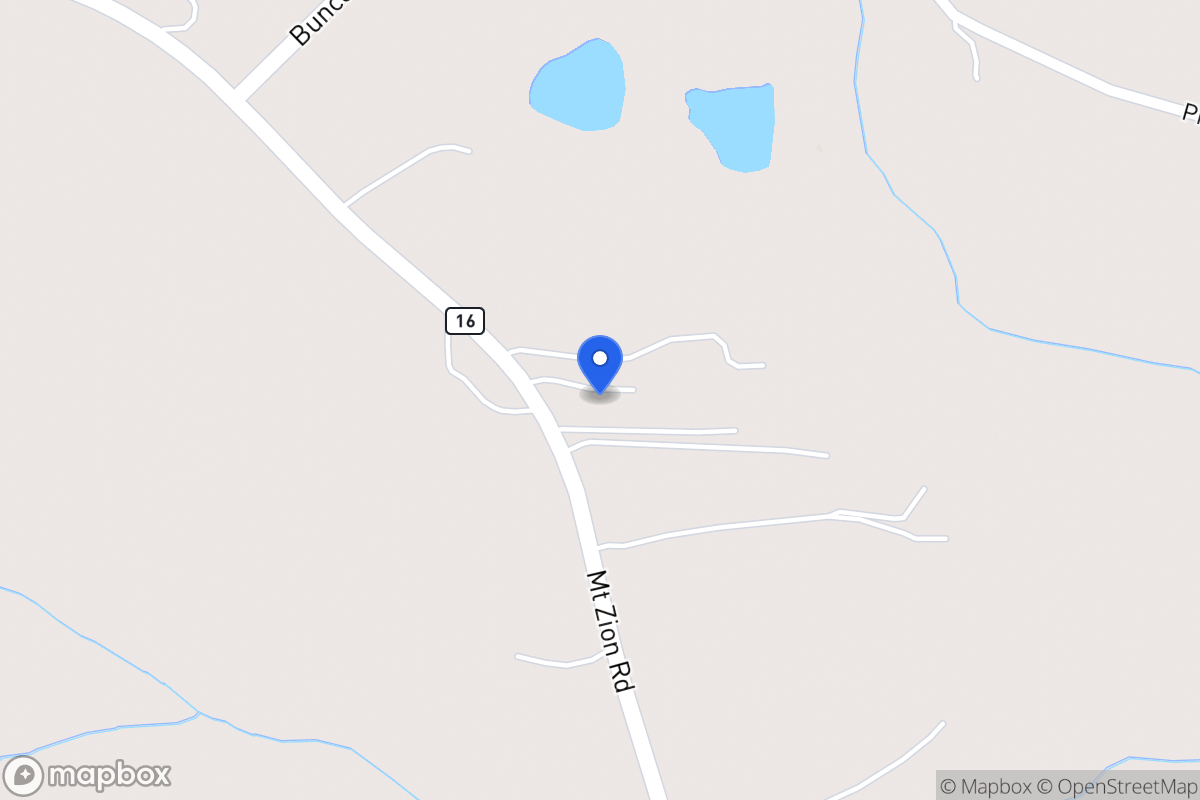 Map of 6943 Mt Zion Rd