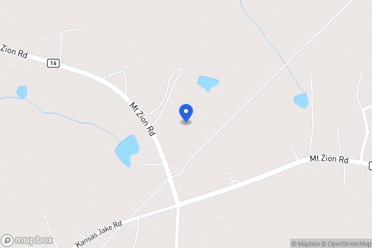 Map of 6339 Mt Zion Rd