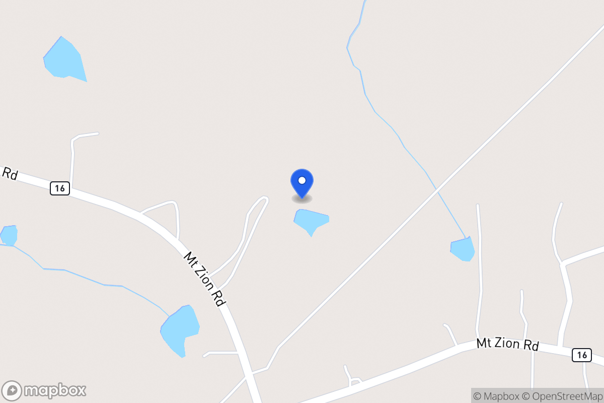 Map of 6375 Mt Zion Rd