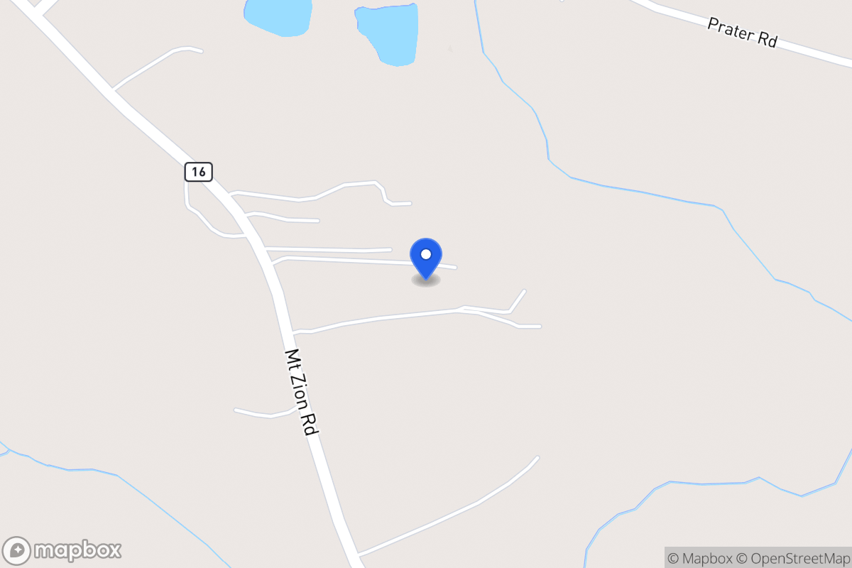 Map of 6919 Mt Zion Rd