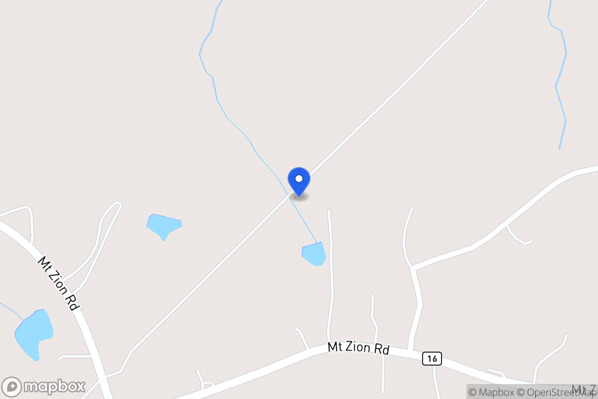 Map of 6135 Mt Zion Rd