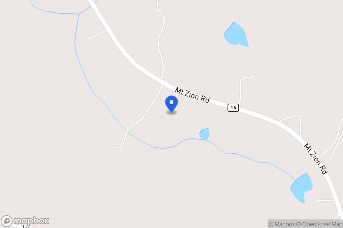 Map of 6548 Mt Zion Rd