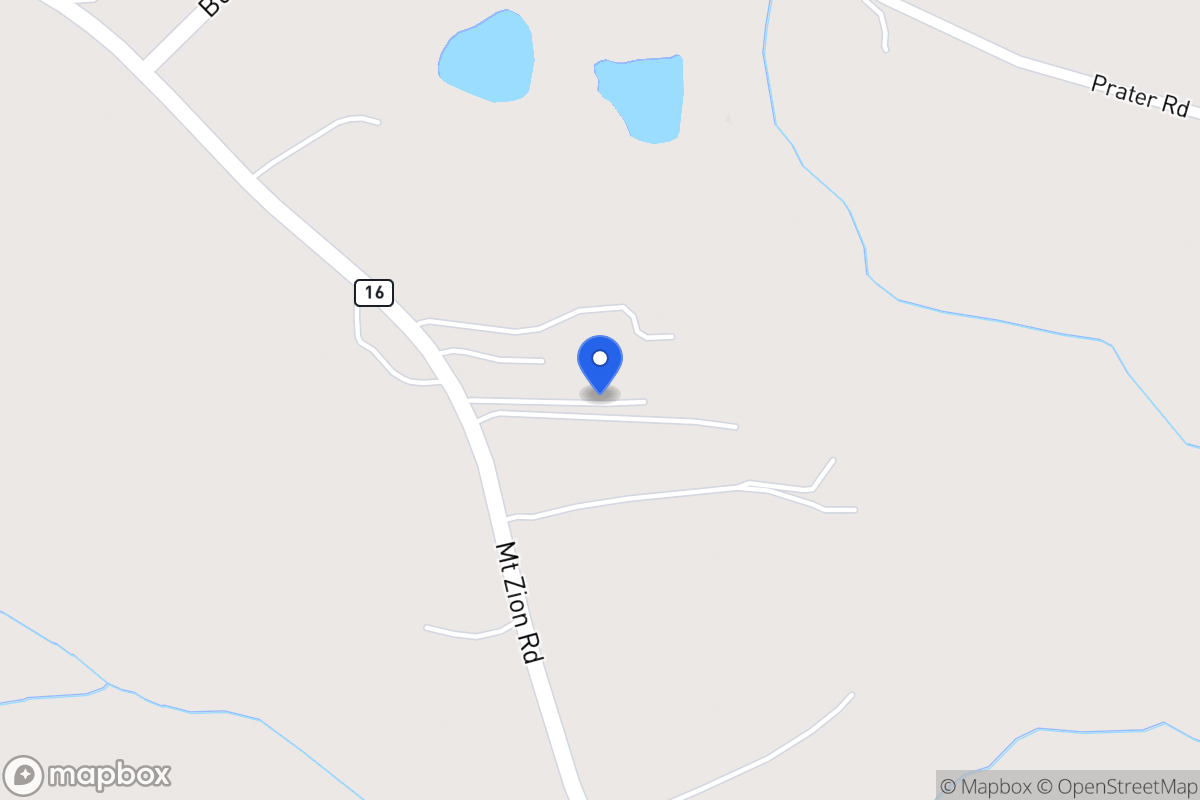 Map of 6933 Mt Zion Rd