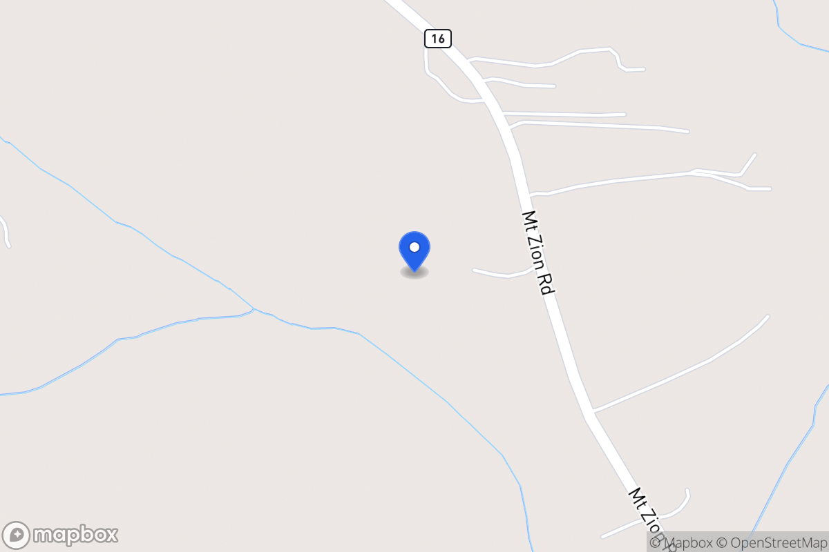 Map of 6860 Mt Zion Rd