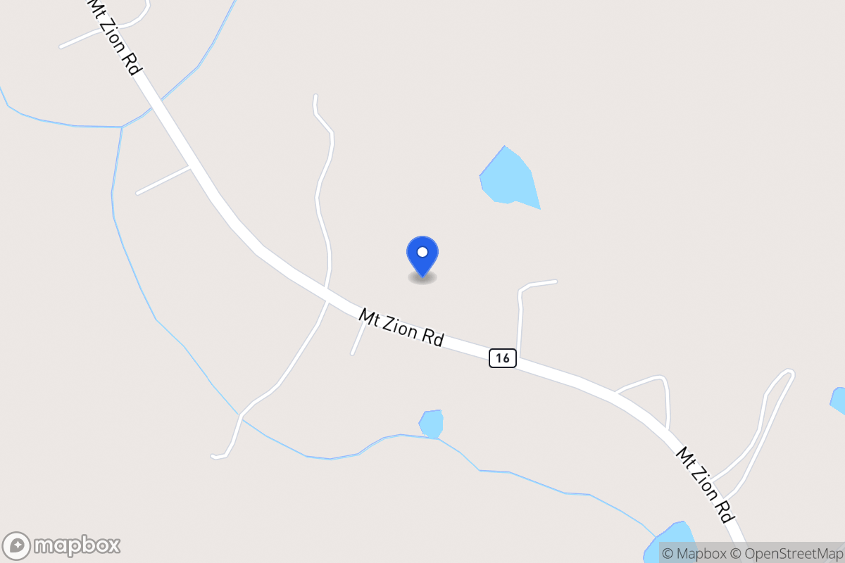 Map of 6505 Mt Zion Rd